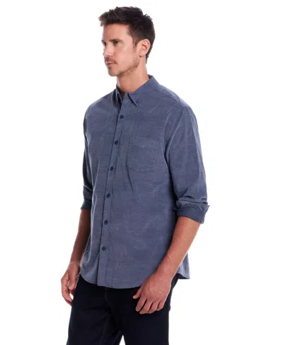 Weatherproof Vintage Brocade Corduroy Shirt In Blue