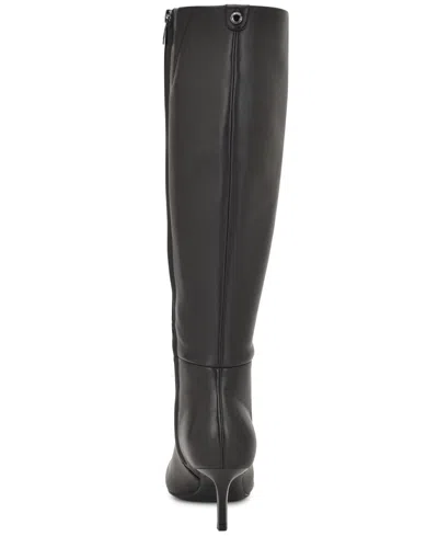 Nine West Kimdee 9x9 Pointed Toe Knee High Boot In Black