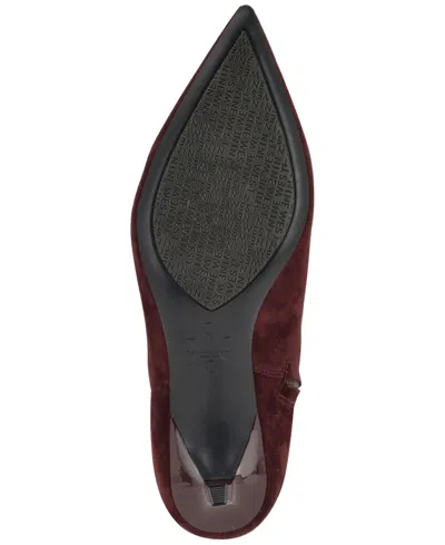 Nine West Kimdee 9x9 Pointed Toe Knee High Boot In Burgundy