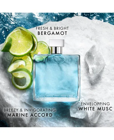 Azzaro Men's 3-pc. Chrome Eau De Toilette Fragrance Set In Transparent