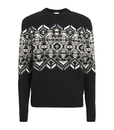 Bogner Virgin Wool-blend Luci Sweater In Black