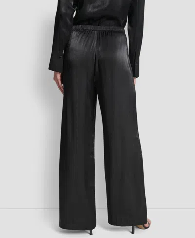 Dkny Women's Wide Leg Pants In Black