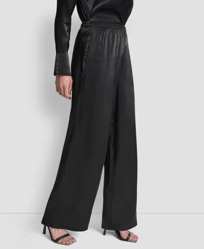 Dkny Women's Wide Leg Pants In Black