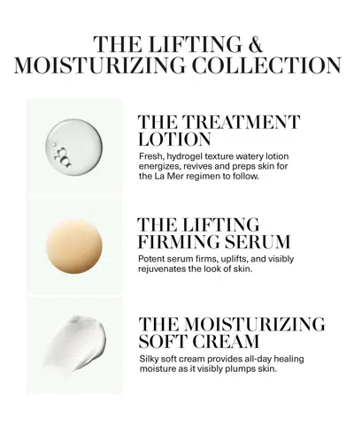 La Mer The Lifting And Moisturizing Collection In Transparent