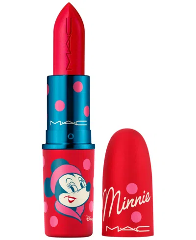 Mac X Disney Lustreglass Sheer-shine Minnie & Daisy Lipstick In Red