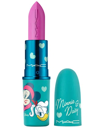 Mac X Disney Lustreglass Sheer-shine Minnie & Daisy Lipstick In Transparent