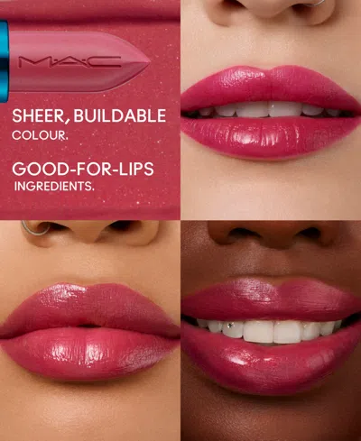 Mac X Disney Lustreglass Sheer-shine Minnie & Daisy Lipstick In Transparent