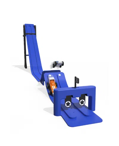 Geoffrey's Toy Box Downhill Derby Custom Racetrack Set In Transparent