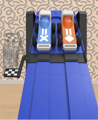 Geoffrey's Toy Box Downhill Derby Custom Racetrack Set In Transparent