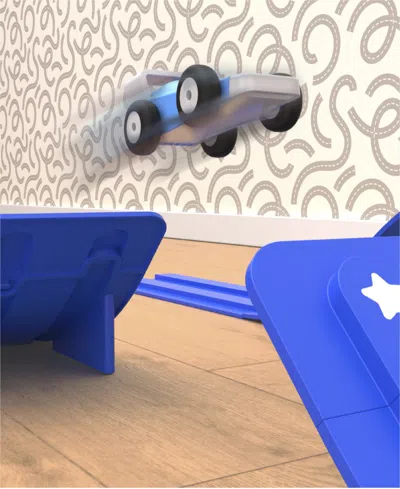 Geoffrey's Toy Box Downhill Derby Custom Racetrack Set In Transparent