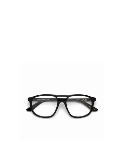Retrosuperfuture Geometric Frame Plain Mirror In Black