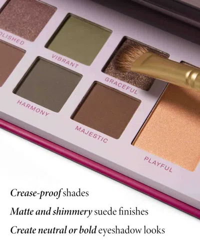 Laura Geller Beauty Laura's Essentials Eclectic & Elegant 12 Multi-finish Eyeshadows, 1 Highlighter, 1 Blush In Transparent