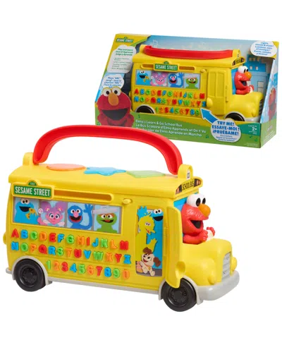 Sesame Street Elmo's Learn And Go School Bus In Yellow