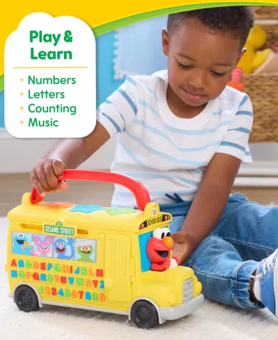 Sesame Street Elmo's Learn And Go School Bus In Yellow