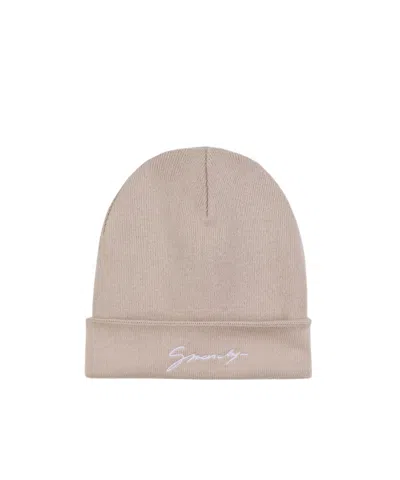 Givenchy Logo-embroidered Beanie Hat In Neutral