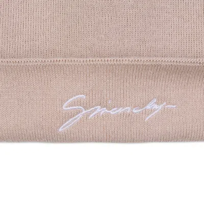 Givenchy Logo-embroidered Beanie Hat In Neutral