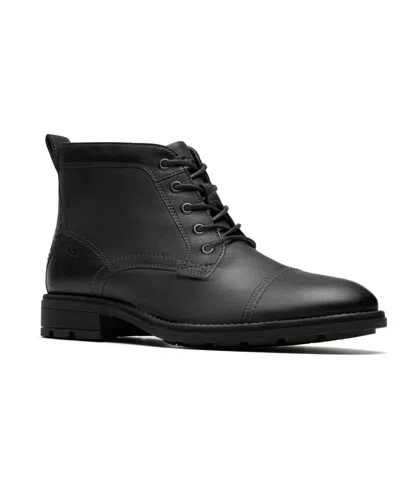 Clarks ® Emmet Side Zip Lace-up Boot In Black