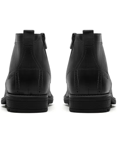 Clarks ® Emmet Side Zip Lace-up Boot In Black