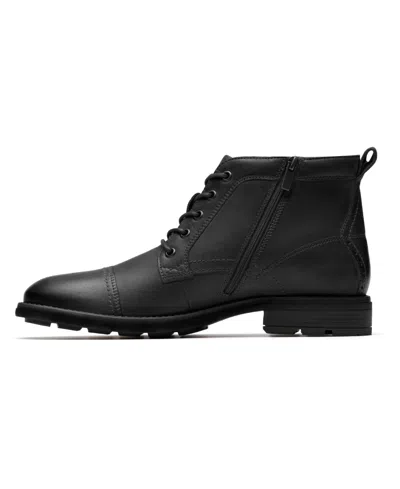 Clarks ® Emmet Side Zip Lace-up Boot In Black