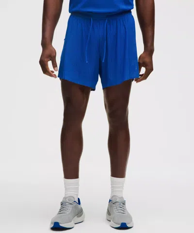 Lululemon Fast And Free Airflow Running Short 6” In Blue