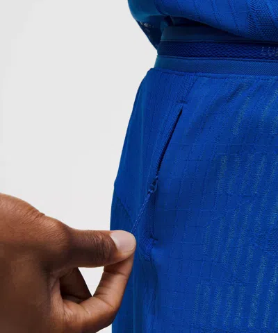 Lululemon Fast And Free Airflow Running Short 6” In Blue