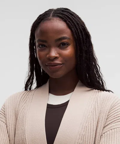 Lululemon Knit Button-front Cardigan In Neutral