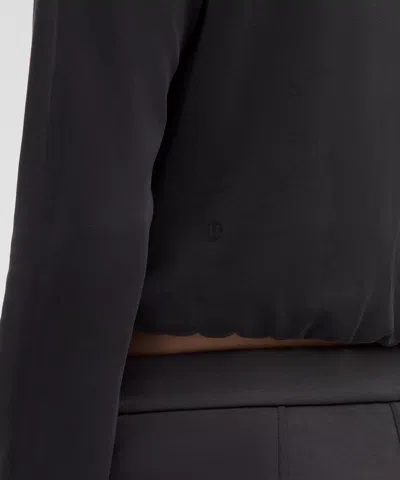 Lululemon Lightweight Softstreme Wrap-front Top In Black