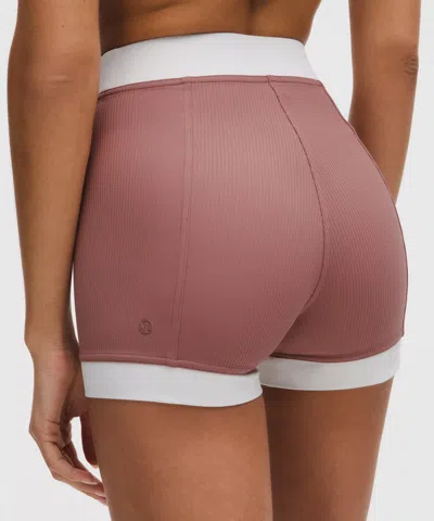 Lululemon Ribbed Nulu High-rise Short 3.5" In Multi