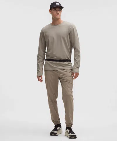 Lululemon Rulu Fleece Crewneck Long-sleeve Shirt In Neutral