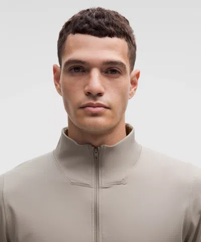 Lululemon Rulu Fleece Half-zip Long-sleeve Shirt In Gray