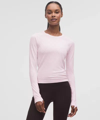 Lululemon Swiftly Tech Long-sleeve Shirt 2.0 In Pink