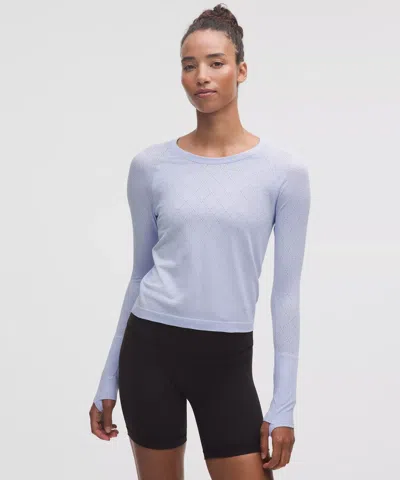 Lululemon Swiftly Tech Long-sleeve Shirt 2.0 In Blue