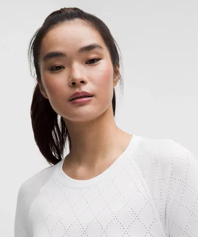 Lululemon Swiftly Tech Long-sleeve Shirt 2.0 In White