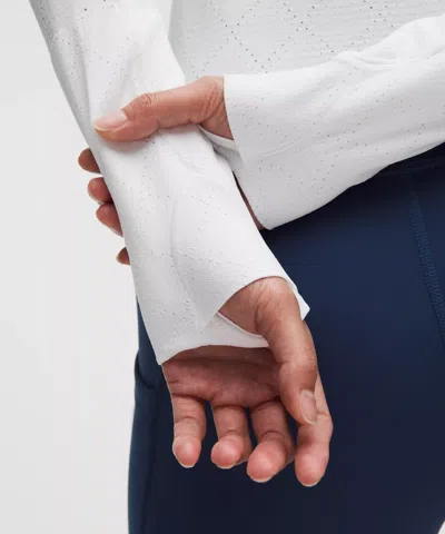 Lululemon Swiftly Tech Long-sleeve Shirt 2.0 In White