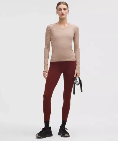 Lululemon Swiftly Tech Long-sleeve Shirt 2.0 In Neutral