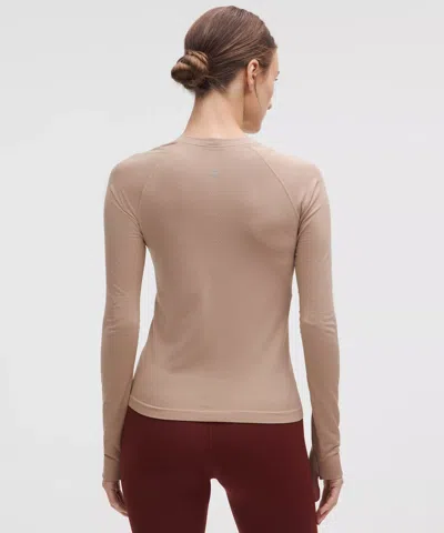 Lululemon Swiftly Tech Long-sleeve Shirt 2.0 In Neutral