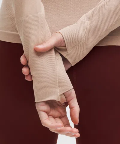Lululemon Swiftly Tech Long-sleeve Shirt 2.0 In Neutral
