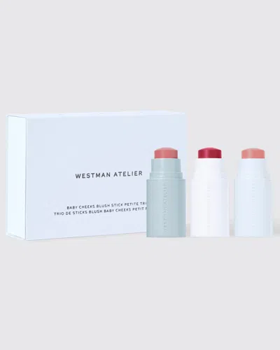 Westman Atelier Baby Cheeks Blush Stick Petite Trio In Multi