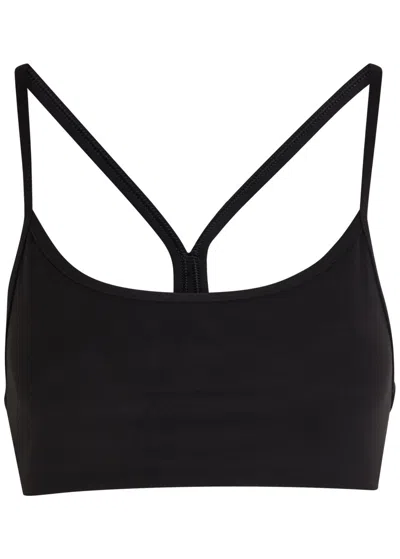 Vuori Allthefeels Stretch-jersey Soft-cup Bra In Black