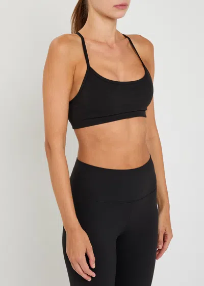 Vuori Allthefeels Stretch-jersey Soft-cup Bra In Black