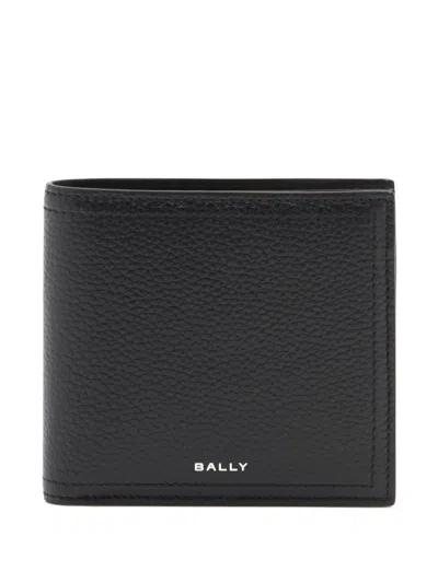 Bally Capitol Grained Leather Wallet In Black