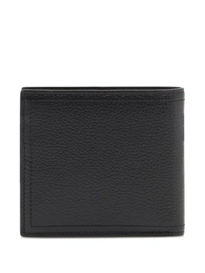 Bally Capitol Grained Leather Wallet In Black