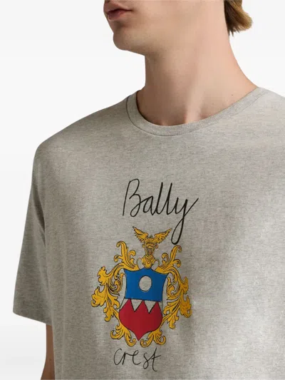 Bally Graphic-print T-shirt In Gray