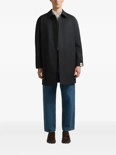 Bally Buttoned Parka In Black