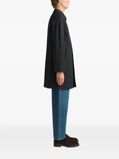 Bally Buttoned Parka In Black