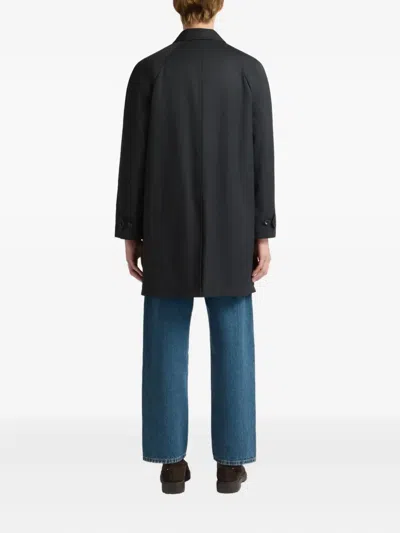 Bally Buttoned Parka In Black