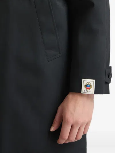 Bally Buttoned Parka In Black