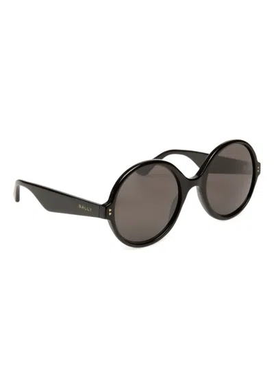Bally Round Ursula Sunglasses In Black