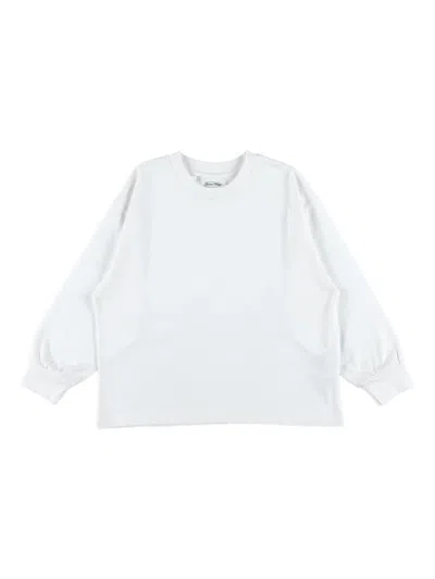 American Vintage Cotton Long-sleeve T-shirt In White