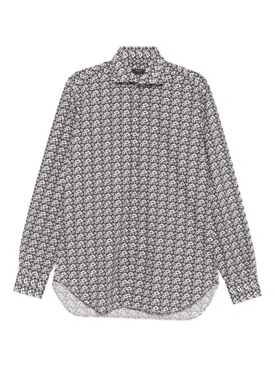 Barba Napoli Floral-print Shirt In Multi